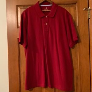 Lands’ End Polo Shirt, Mens XL, Dark Red, NWOT